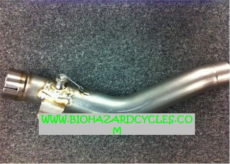 Akrapovic L-K10So5/1 Titanium Ti Link Mid Pipe Removes The