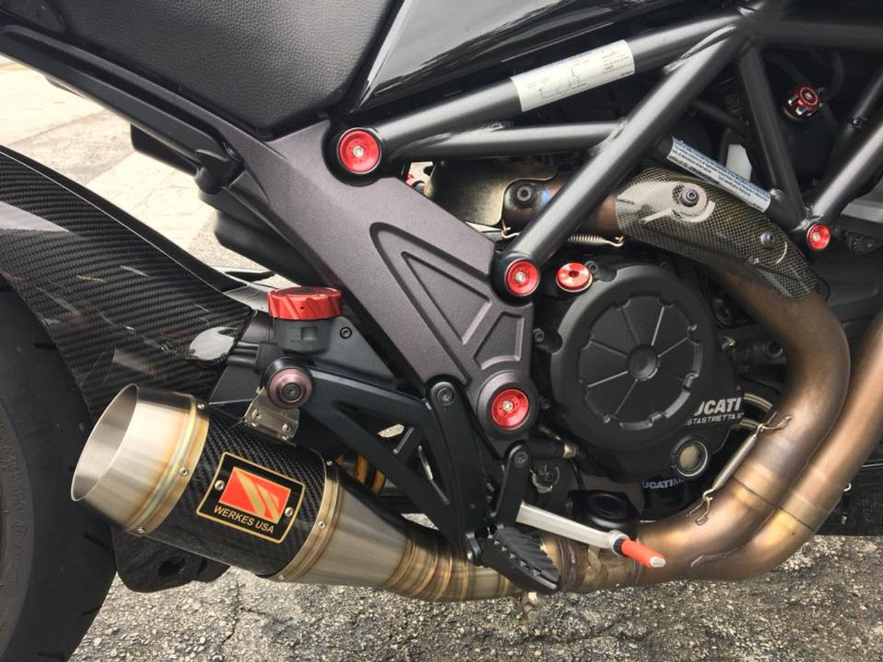 COMPETITION WERKES WDDVL-CF SLIP ON EXHAUST