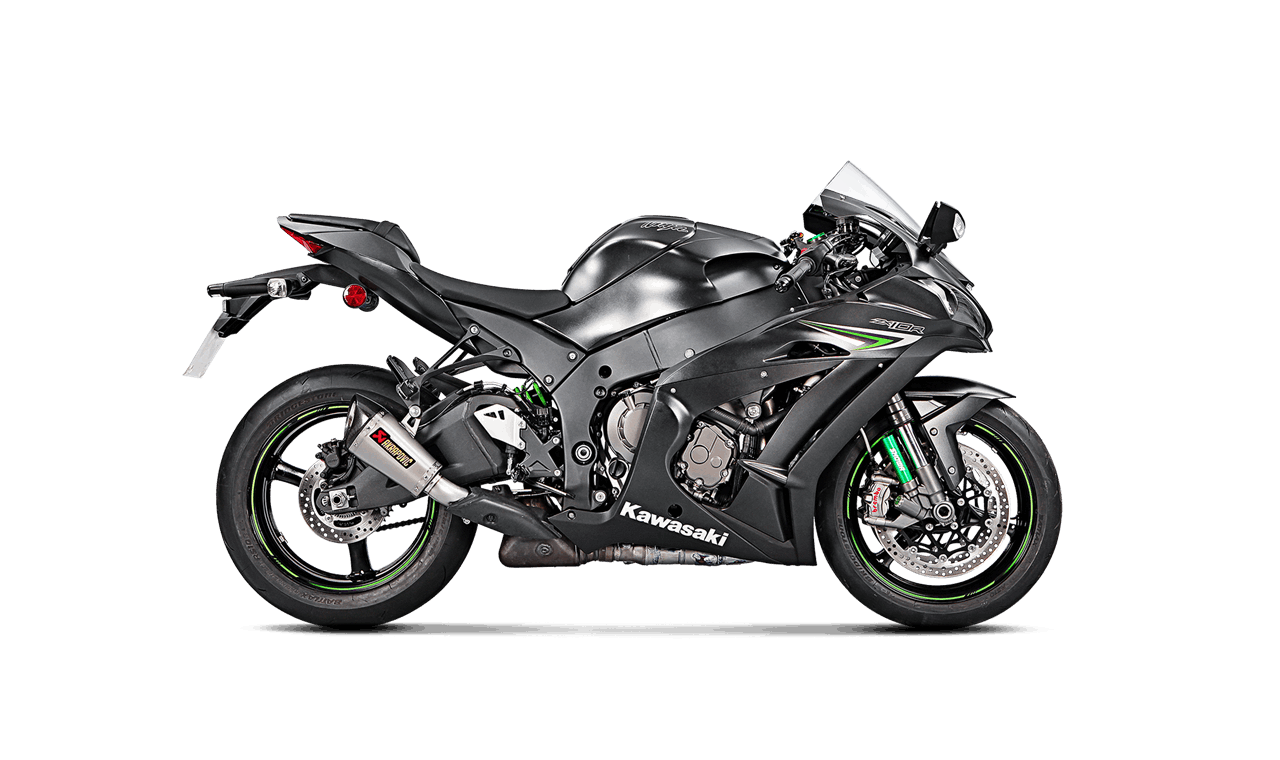 Akrapovic S-K10So17-Asz Slip-On So Exhaust System Titanium Shorty