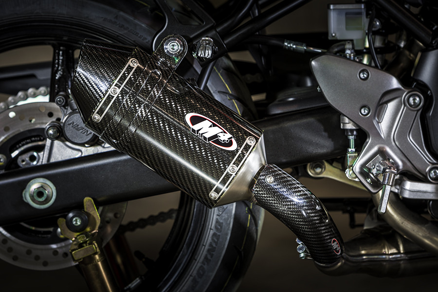M4 Exhaust Su6624 Slip-On Exhaust System Carbon Fiber Cf Muffler W