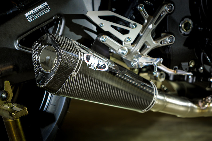 M4 Ya6924 3/4 Carbon Cat Delete Exhaust Slip-On Mt10 Fz10 17-24