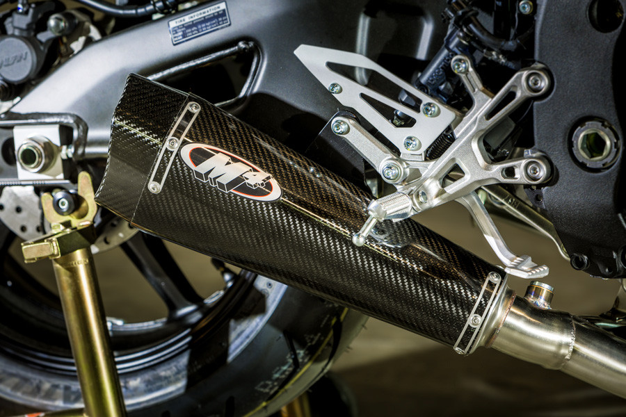 M4 Ya6924 3/4 Carbon Cat Delete Exhaust Slip-On Mt10 Fz10 17-24