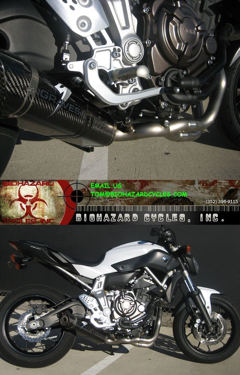 Graves Motorsports Exy-14Fz07-Ftc Complete Full Exhaust System Cf