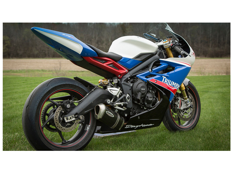 Hindle 75-0502Tc Titanium Muffler Full Exhaust System Daytona 675R