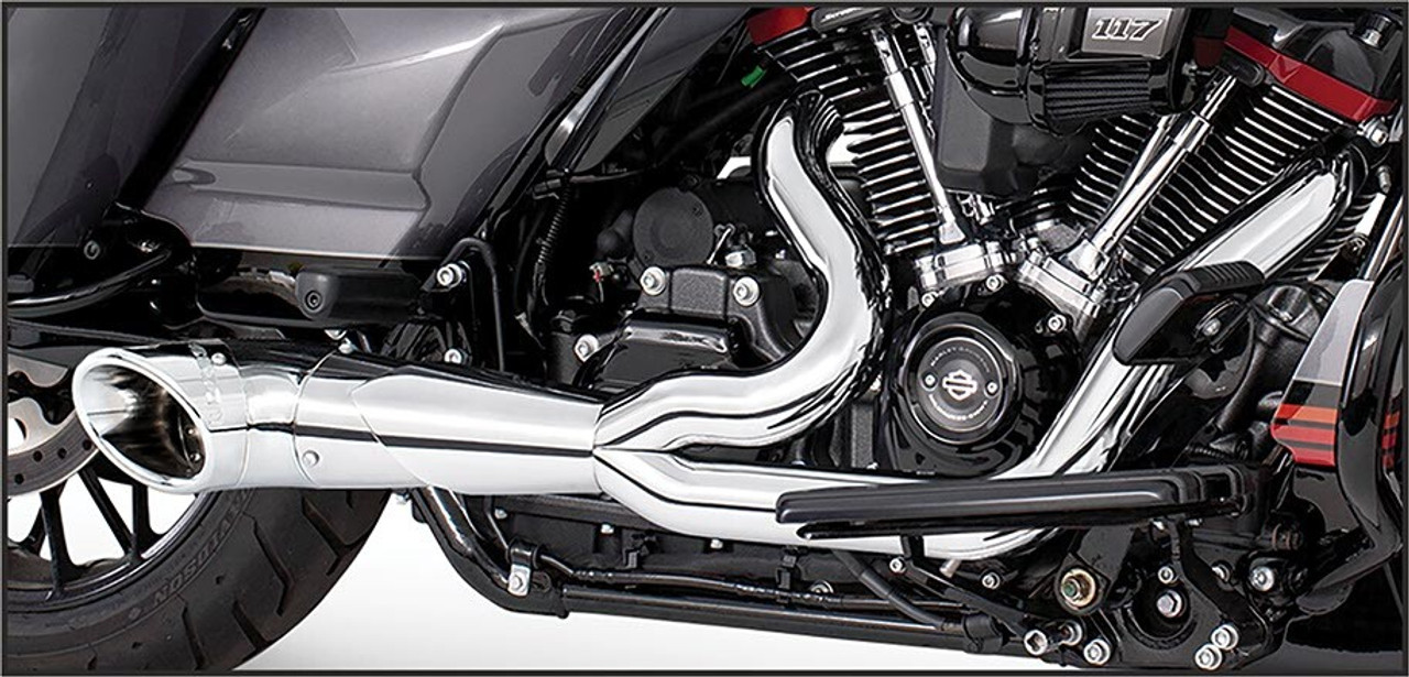 クロームパーツ Harley Touring 2000-16 UP あなたのパフォーマンスの排気クロム Harley Touring  2000-16 Up-Yours Performance Exhaust Chrome