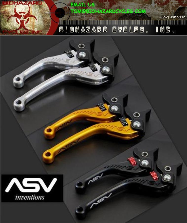 Asv C5 Lever Set Brake & Clutch Fz09 Mt09 Color Choices