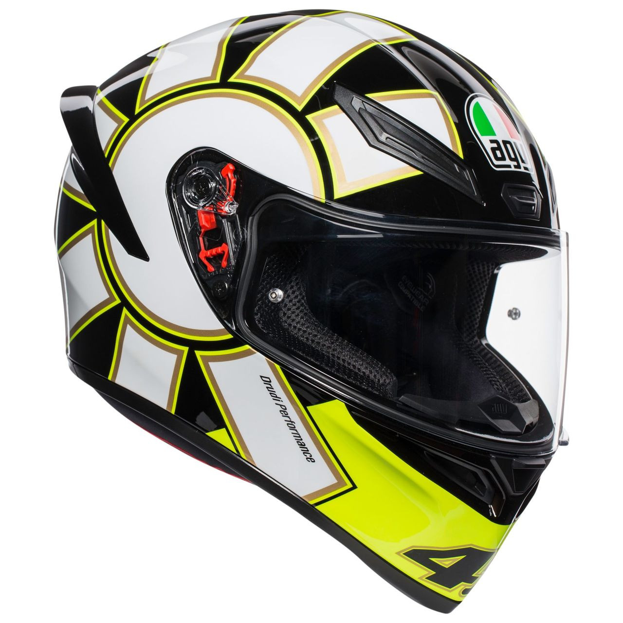 Agv K1 Gothic 46 Rossi Helmet 0281o0i0006009 All Sizes