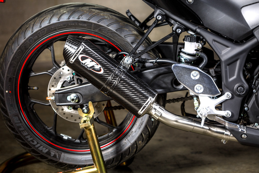 M4 Ya3024 Carbon Full Exhaust Yzf-R3 R3 15-19