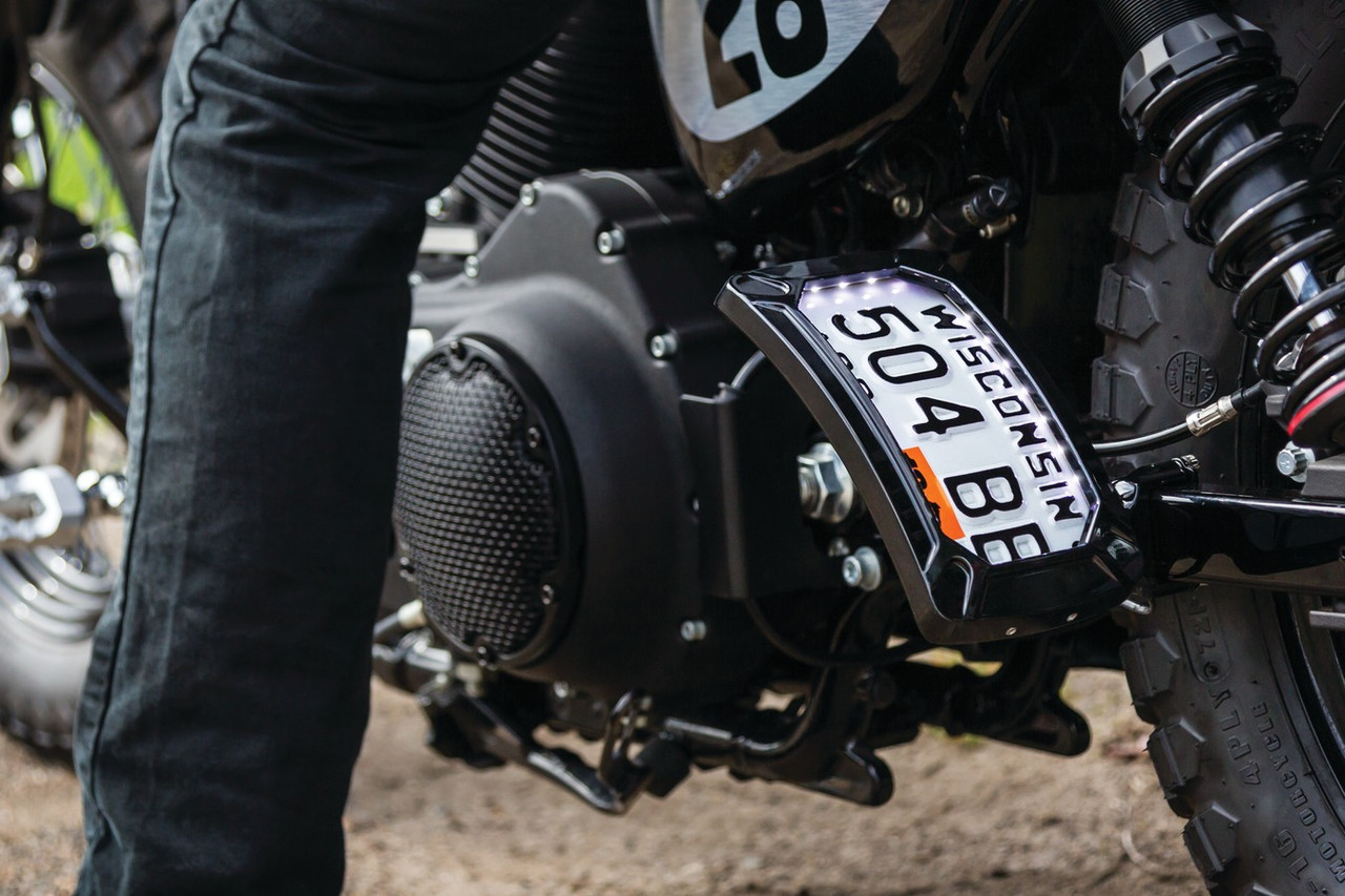 Yamaha bolt side mount license plate clearance