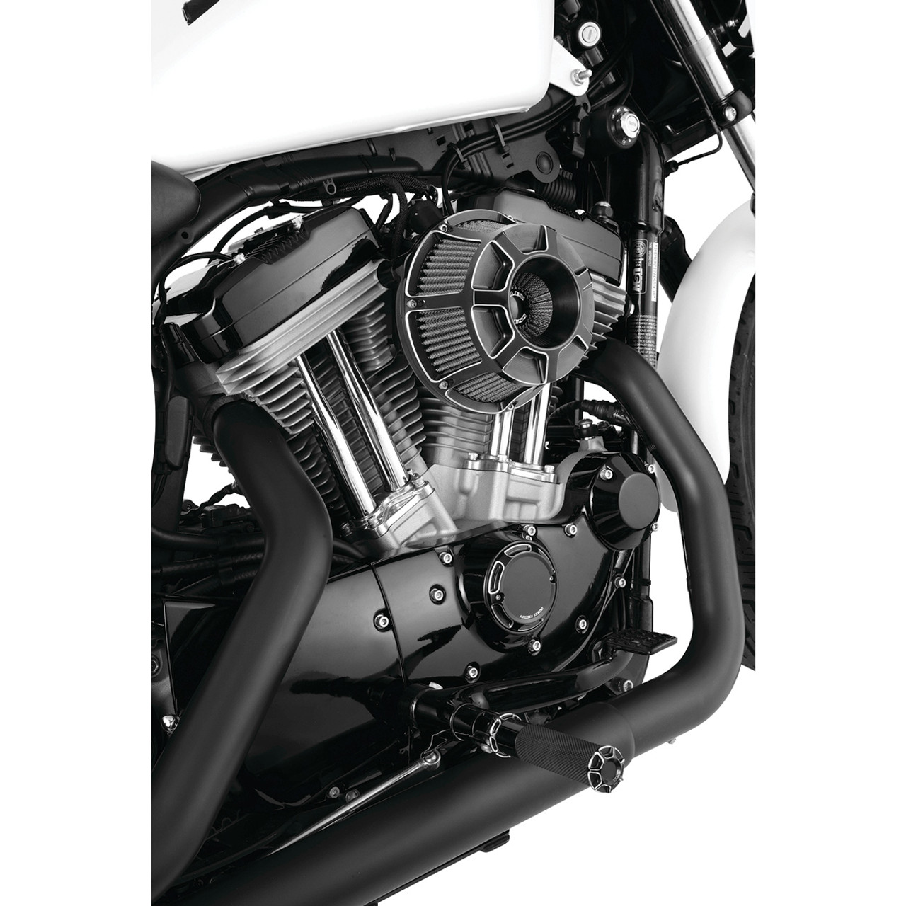 ARLEN NESS 18-919 BEVELED Black Inverted SUCKER Air Cleaner Kit