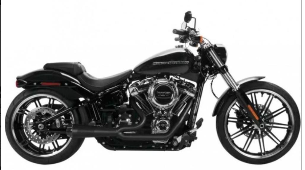Two Bros 005-5120199-B Black 2:1 Turnout Exhaust M8 Softail 18-23