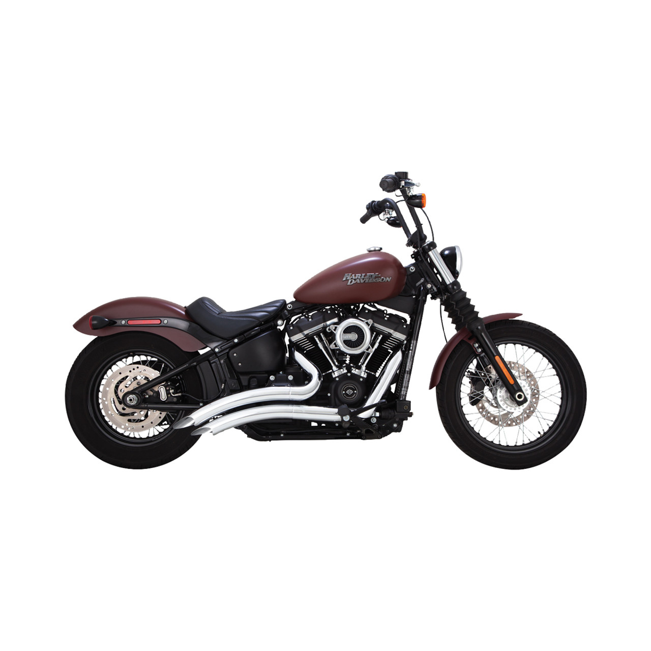 VANCE & HINES 26077 BIG RADIUS 2-INTO-2 CHROME EXHAUST SOFTAIL 18-23