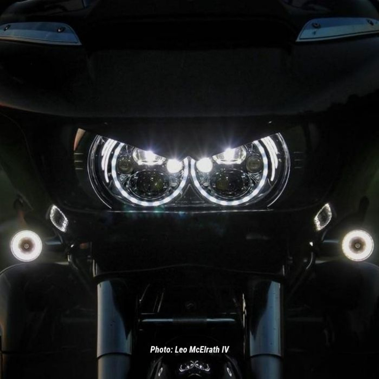 CD CUSTOM DYNAMICS DTB-RG-15-C TRUBEAM LED Headlight ROAD GLIDE 15-21