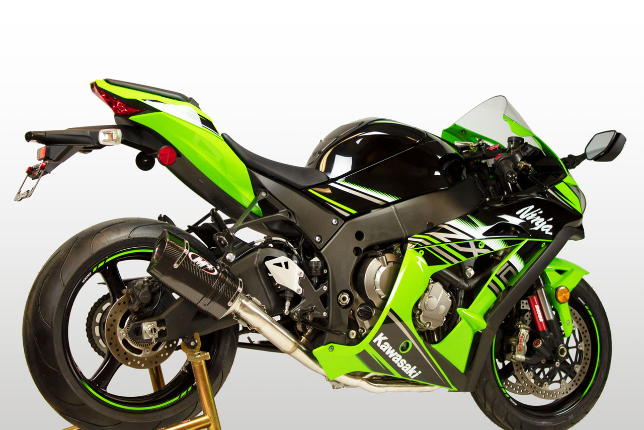 M4 Ka9954T Titanium Full Exhaust System Carbon Tech1 Zx10R 21-24