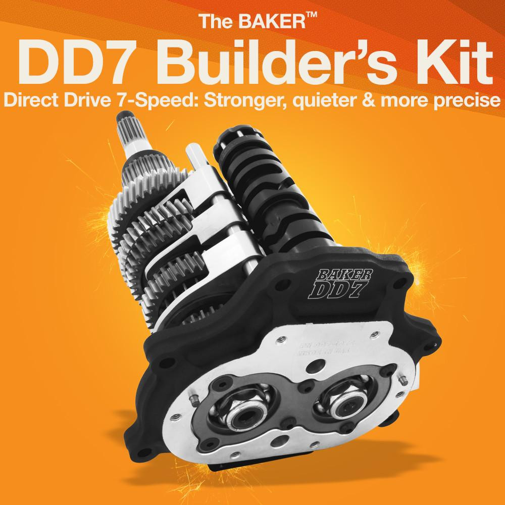 バド部·7e Baker Dd7-M803 M8 17-22 7 Speed Transmission Gear Set Black
