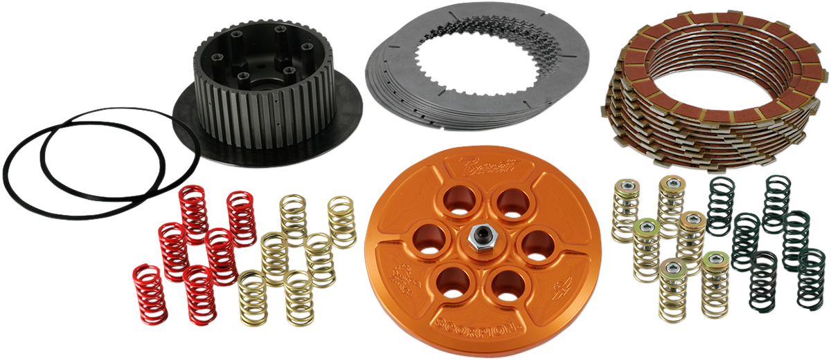 Barnett 608-30-10017 Scorpion Lock-Up Clutch Kit M8 17-25 Fl & Softail