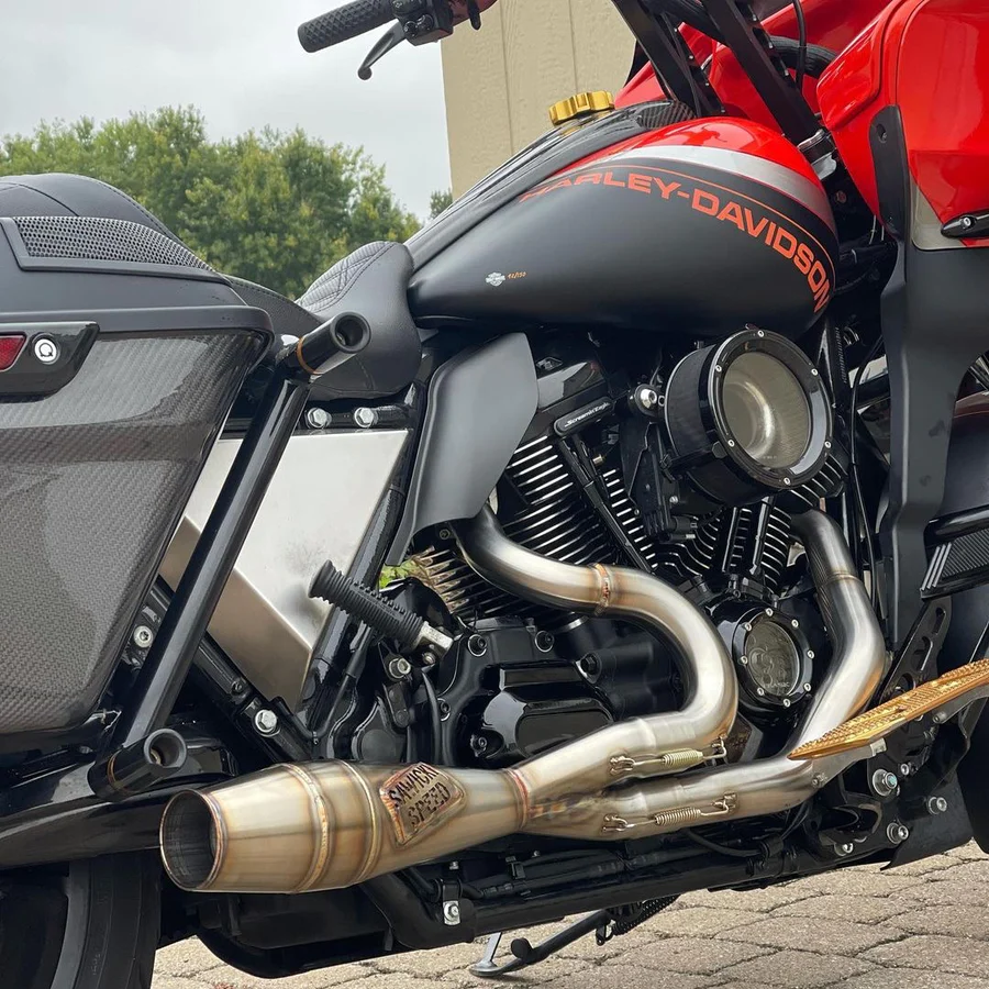 Sawicki 930-01225 2:1 Exhaust Shorty Brushed