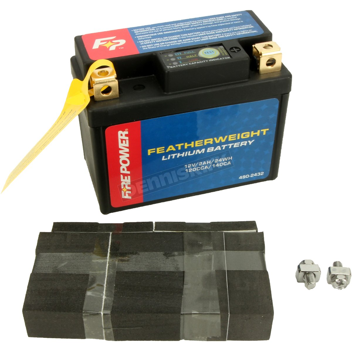 Fire Power Lfp03L-B Featherweight Lithium Battery 120 Cca 12V/24Wh