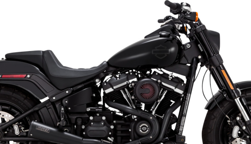 Vance & Hines 47323 Black Stainless 2-Into-1 Upsweep Exhaust