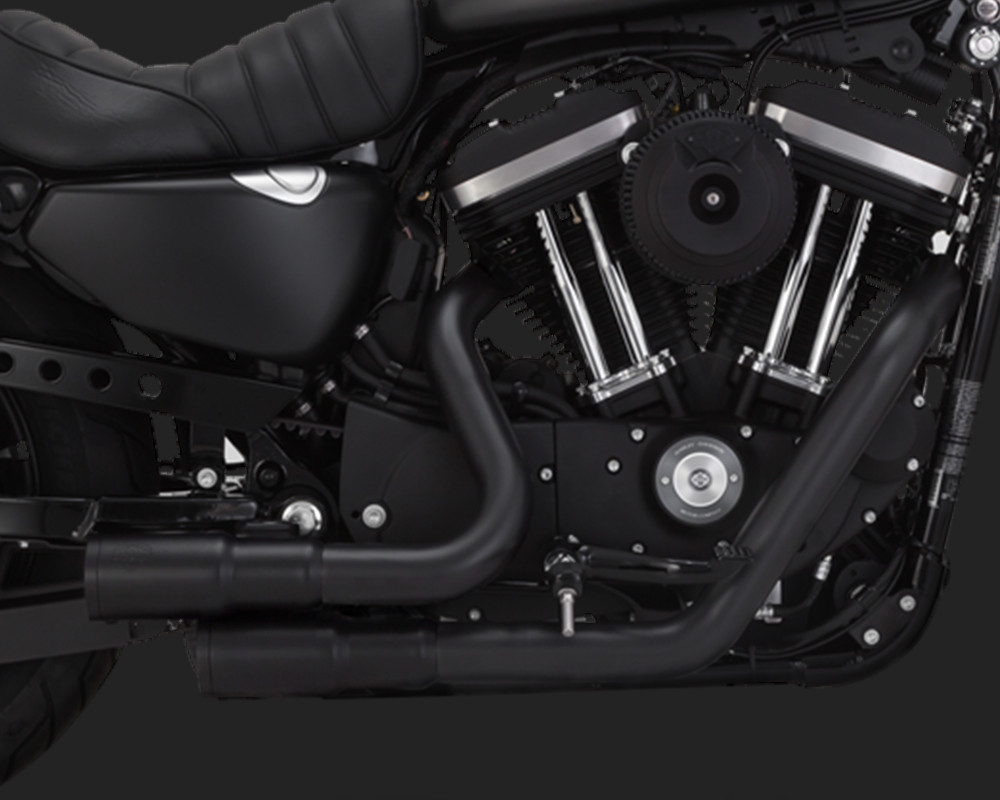 Vance 46374 Black Mini Grenades Exhaust Sportster 14-22