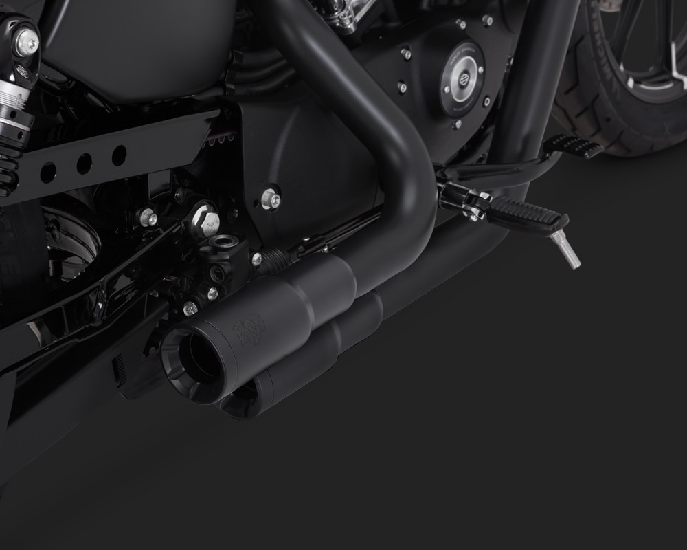 Vance 46374 Black Mini Grenades Exhaust Sportster 14-22