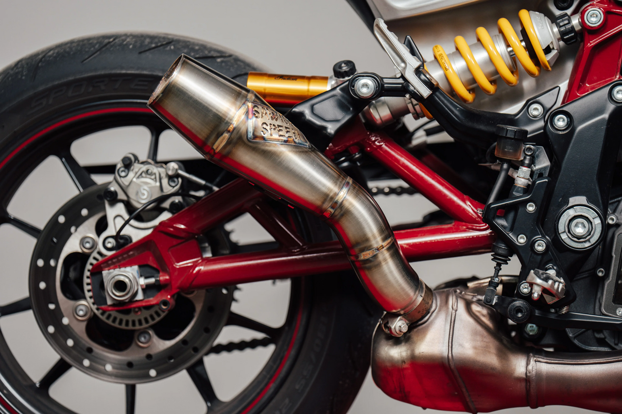 Sawicki 930-04010 Brushed Stainless Ss Exhaust Ftr Ftr1200 1200