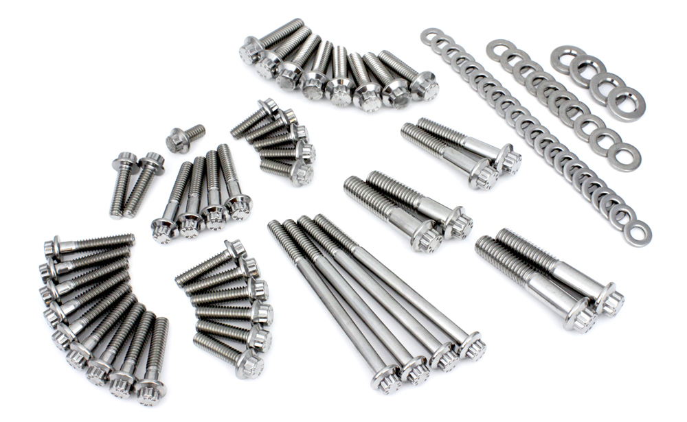 Feuling 3028 Primary & Transmission Stainless 12 Point Kit M8