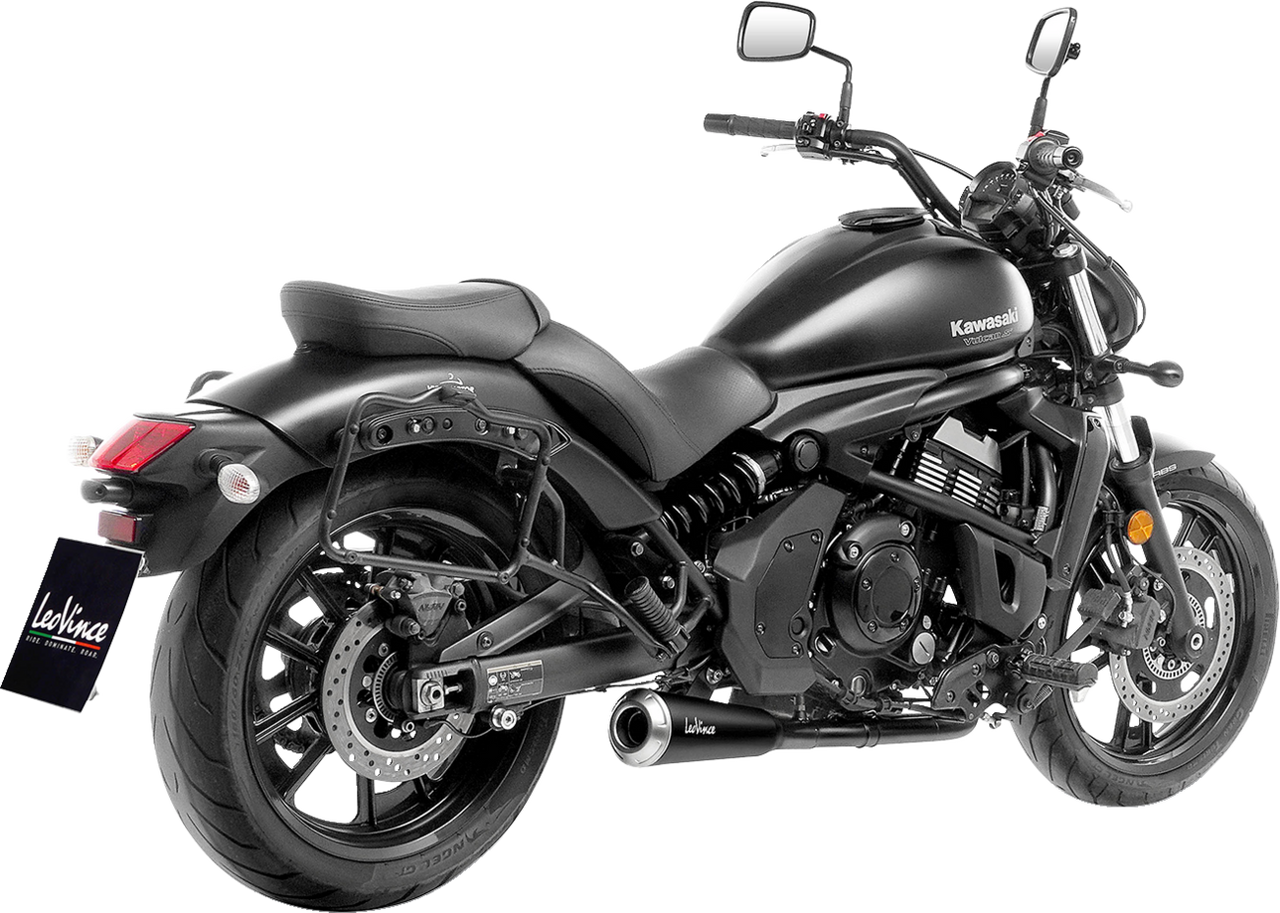 Leovince 15130Fbu Black Gp One Full Exhaust System Vulcan S 650 17-20