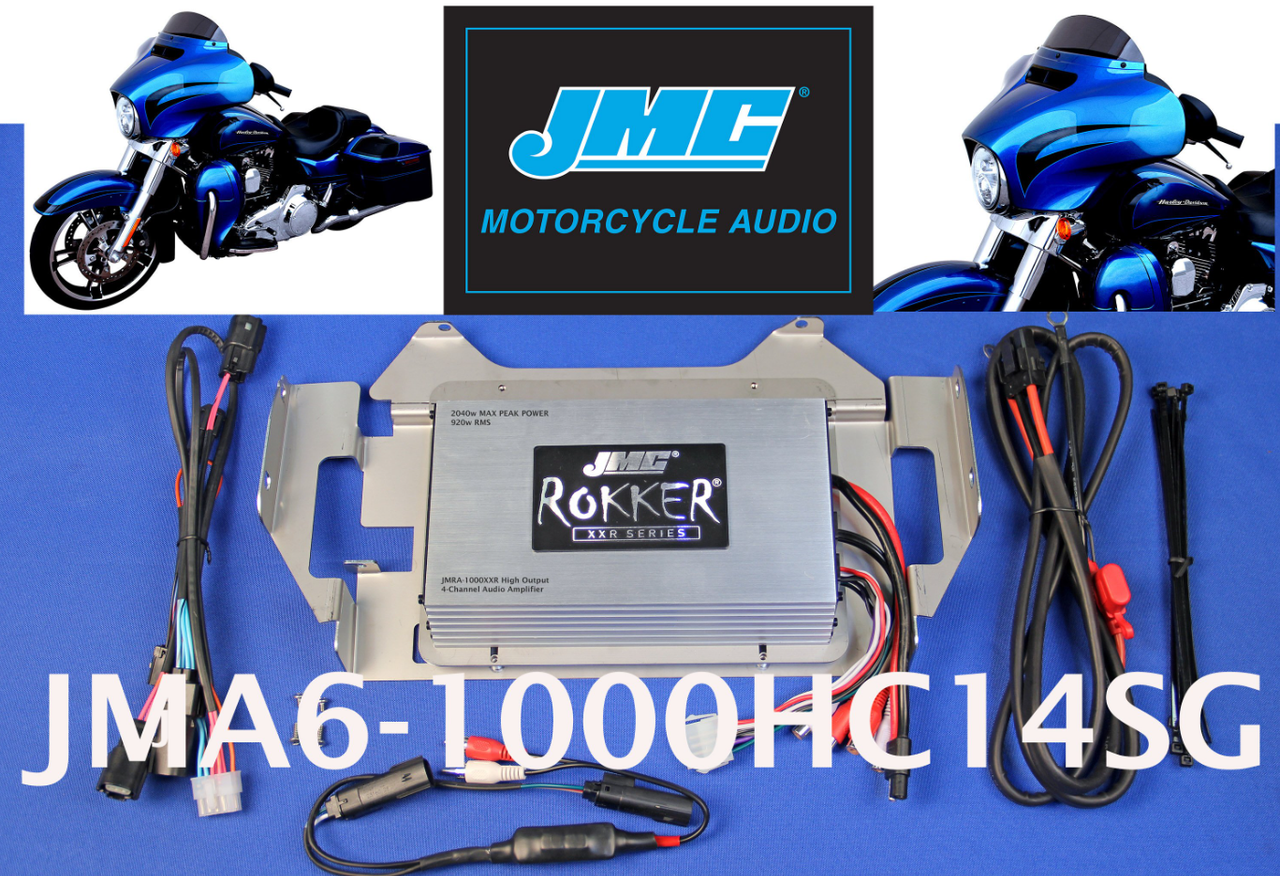 J&M DAVIDSON  RIO ナツメグ used J&M JMA6-1000HC14-SG JMC Rokker 1000xxr Stage6 4-ch AMP Kit For