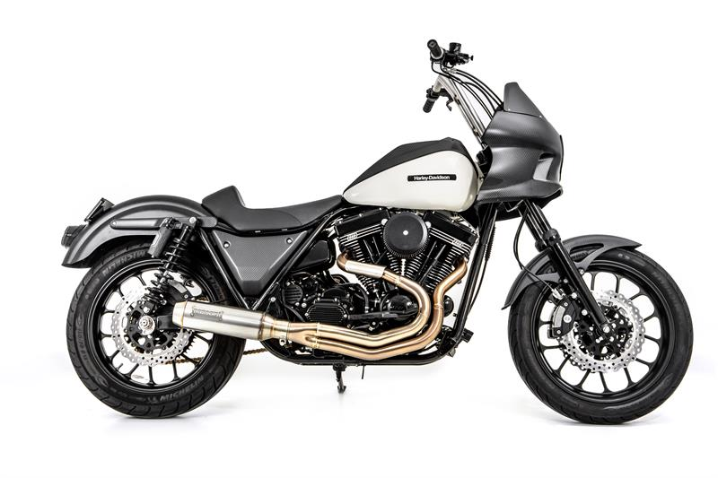 Bassani 1FXR3SS Road Rage 3 Stainless 2into 1 for FXR with
