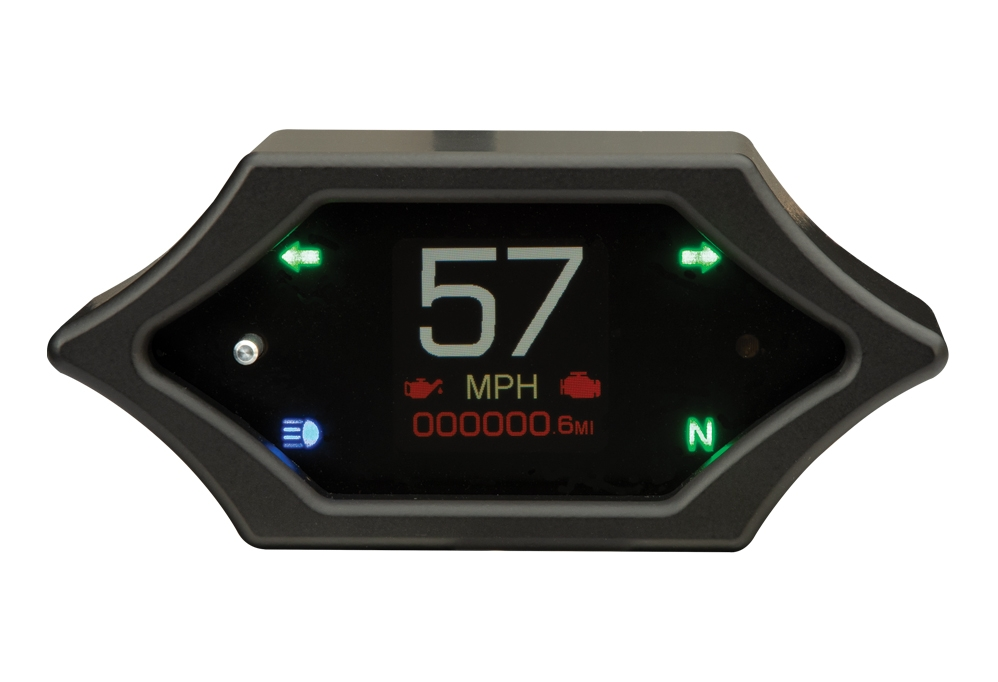 Dakota Digital MLX-5200-K black Spiked Universal Gauge kit