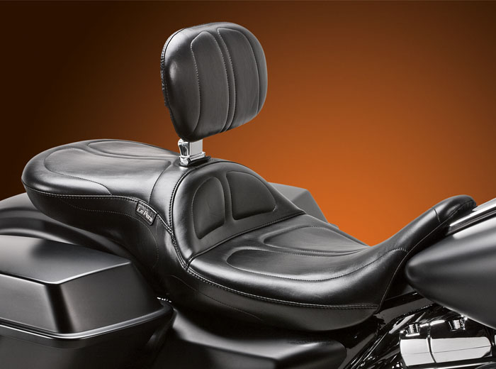 LePera LV-957DLBR Daddy Long Legs Maverick Seat w Backrest Touring