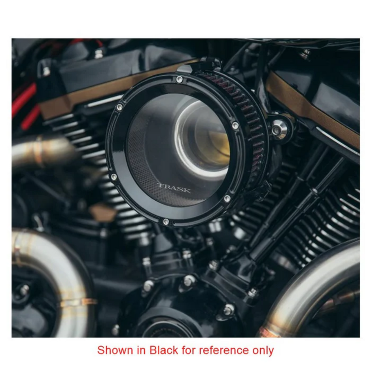 Trask Tm-1024BK Black Assault High-Flow Air Cleaner Kit Road