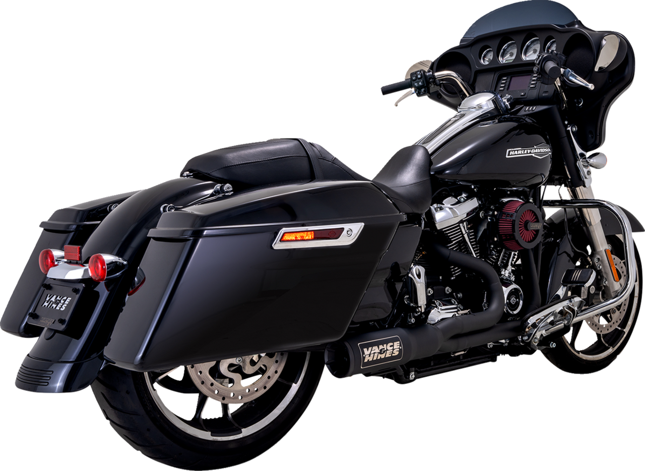 Vance & Hines 47321-22 2:1 Black High Output RR exhaust FL 17-23
