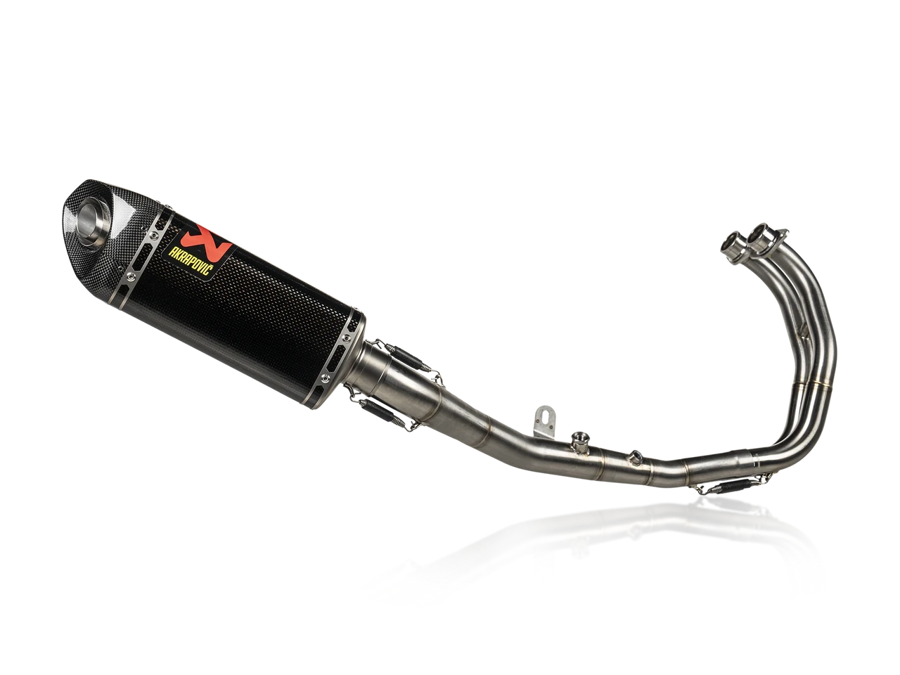 3月1日専用 Akrapovic S-Y3R3-Apc Carbon Full Exhaust Yamaha R3 & Mt-03 15-25