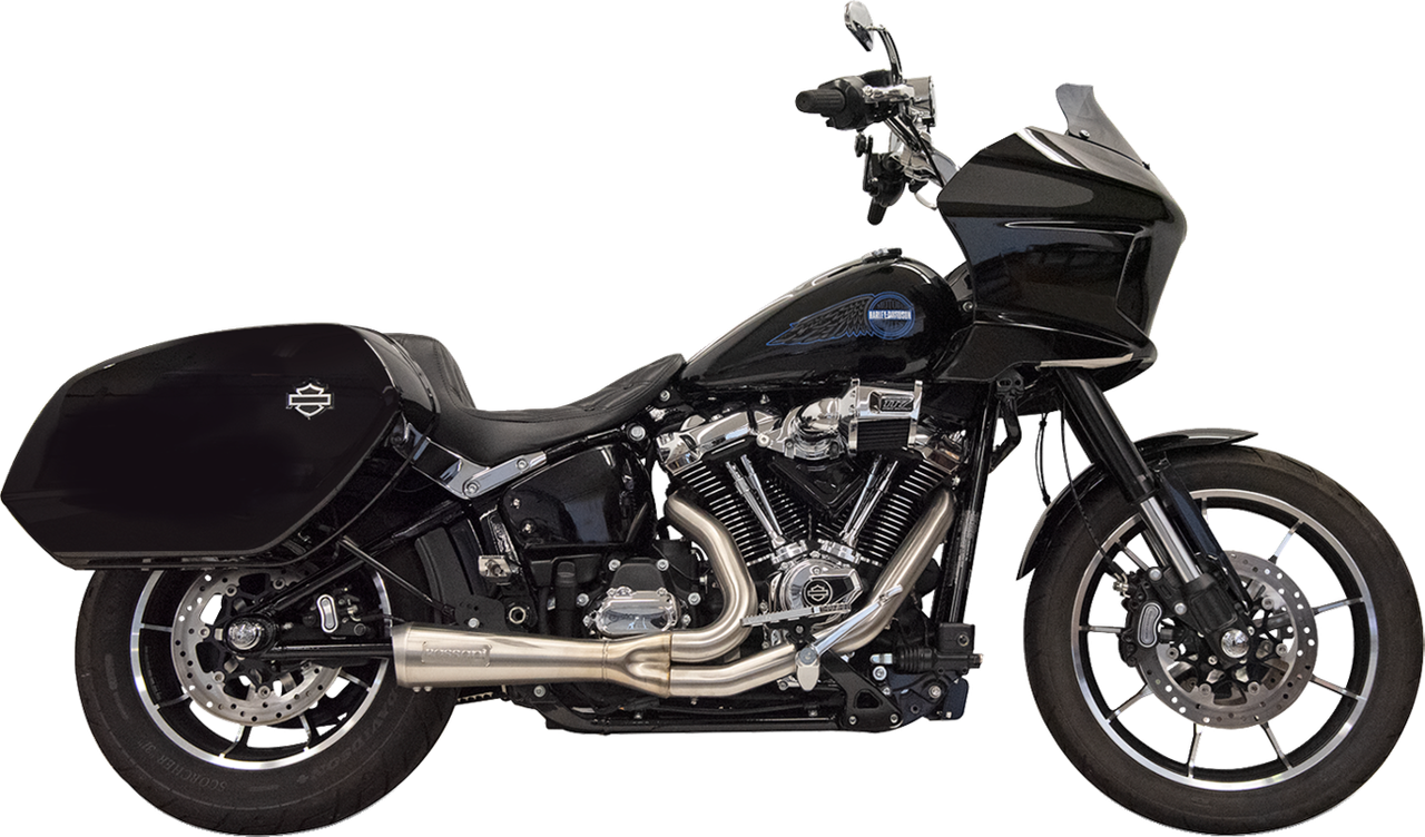 Bassani 1S79 2:1 Short Ripper Cat Delete Chrome Exhaust M8