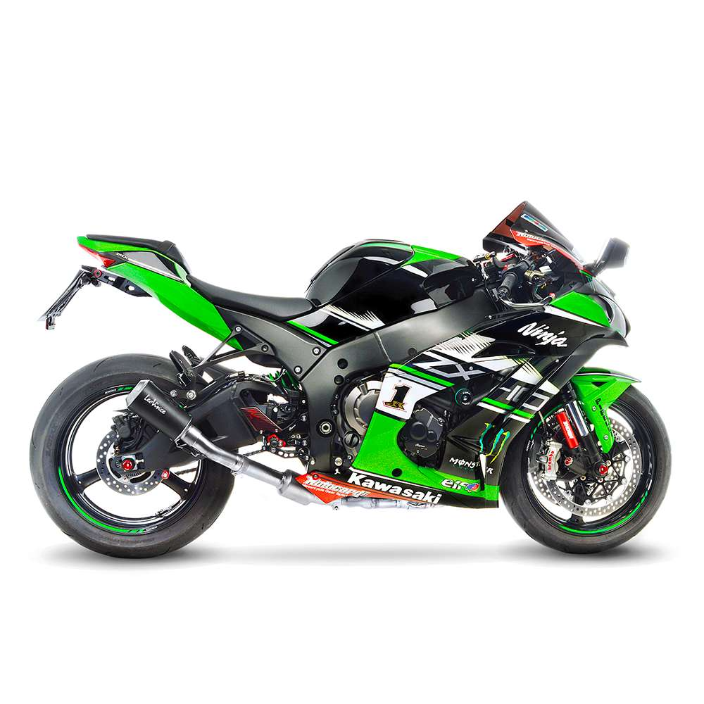 Leovince 15200BU LV-10 Black Slip-on GP exhaust zx10r zx-10r 16-26