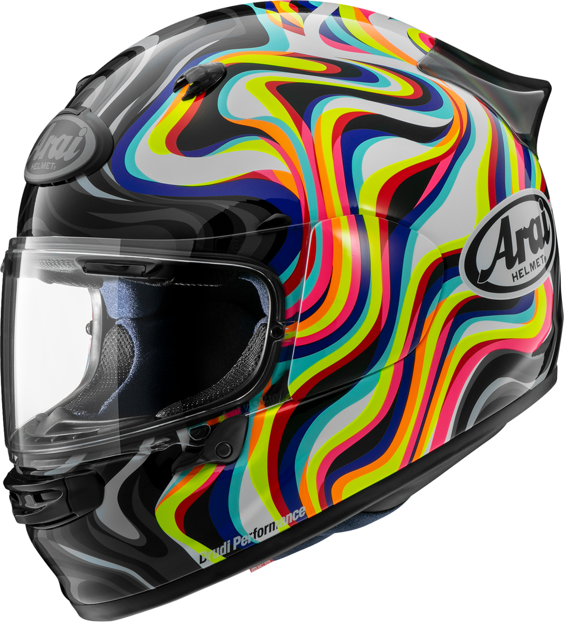 arai helmet large Corsair-X Solid Adult Street Motorcycle The Contour Arai Quantum-X Helmet - Steel