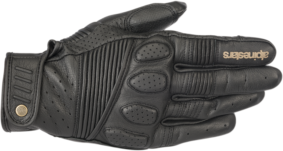 ALPINESTARS 3509018-1100-2X OSCAR Crazy Eight Gloves - Black/Black 2XL