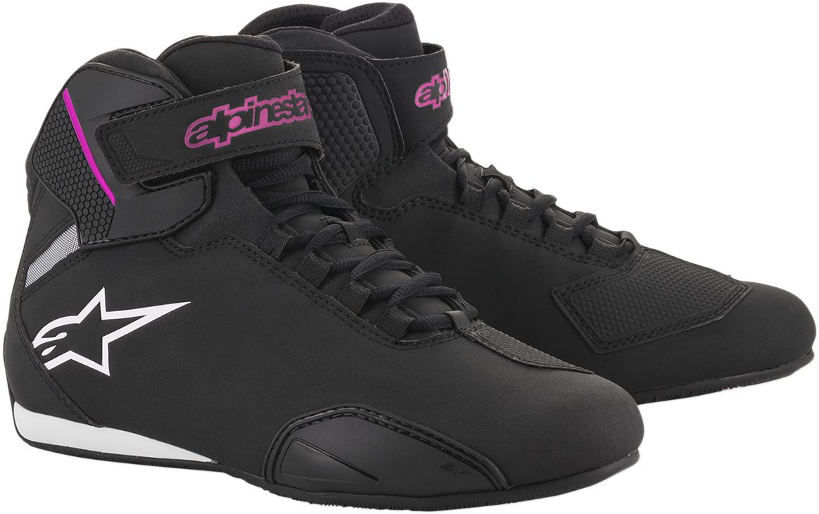 ALPINESTARS 251571910395 Stella Sektor Shoes - Black/Pink US 5 / EU 36
