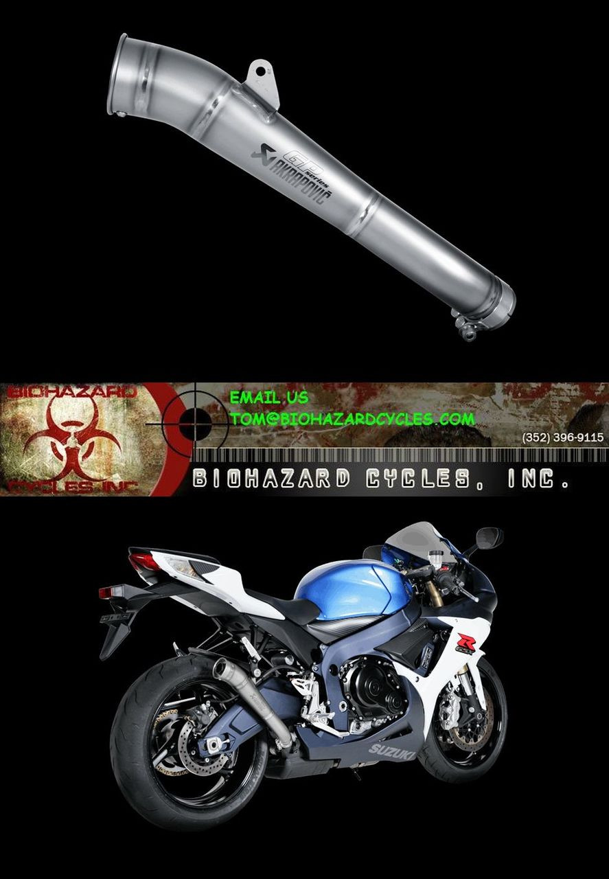 GSX-R600 750 アクラポヴッチサイレンサー GPシリーズ SLIP ON LINE