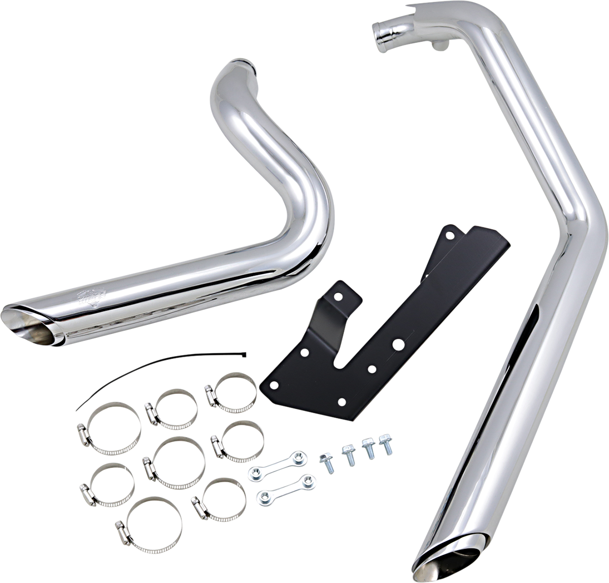 VANCE & HINES 17219 Shortshots Staggered Exhaust System - Chrome |