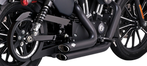 Vance 47329 Black Shortshots Staggered Exhaust Sportster 14-22 Vance 47329 Black Shortshots Staggered Exhaust Sportster 14-22