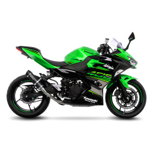 Leovince 15400Bu Lv Corsa Black Slip-On Exhaust Ninja 400 500 18-24