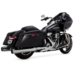Vance & Hines 16674 4.5" Chrome Torquer 450 Slip-On Exhaust Harley Davidson 17-25 M8 Touring road street ultra glide Vance & Hines 16674 4.5" Chrome Torquer 450 Slip-On Exhaust Harley Davidson 17-25 M8 Touring road street ultra glide