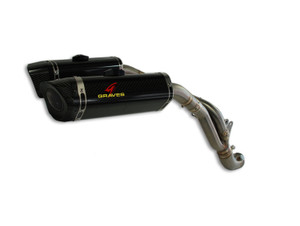 Graves Gms Exy-13R1-Cetc Cat Delete Cf Carbon Slip On So Exhaust Yzf-R1 R1 09-13 Graves Gms Exy-13R1-Cetc Cat Delete Cf Carbon Slip On So Exhaust Yzf-R1 R1 09-13