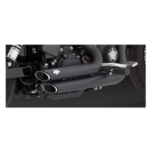 VANCE & HINES  BLACK Shortshots Staggered Exhaust  DYNA 12-17 47327 VANCE & HINES  BLACK Shortshots Staggered Exhaust  DYNA 12-17 47327