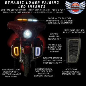 CD CD-LF-AW-B LOWER FAIRING LED INSERTS FL 14-21