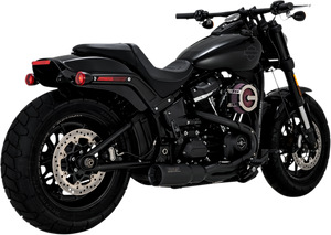 VANCE 47331 2:1 Matte Black High Output Exhaust M8 Softail 18-25 VANCE 47331 2:1 Matte Black High Output Exhaust M8 Softail 18-25