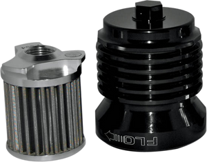 PC RACING 0712-0351 PCS4B Black Billet Reuseable Spin On Oil Filter Harley PC RACING 0712-0351 PCS4B Black Billet Reuseable Spin On Oil Filter Harley